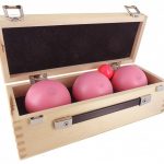 Coffret en bois La Boule Bleue - collection rose