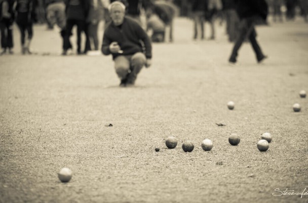 Compétition de pétanque