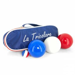 Boules de pétanque tricolores