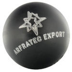 Boule de pétanque personnalisée avec une gravure de logo