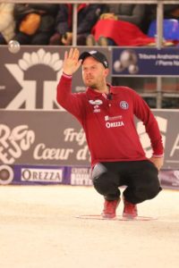 Ludovic Montoron champion de pétanque pointeur