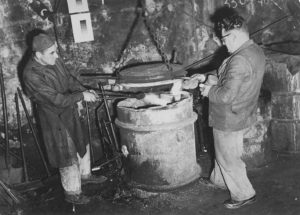 Fortuné et Marcel Rofritsch Dirigeants de La Boule Bleue