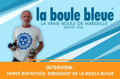 photo d'Hervé Rofritsch de La Boule Bleue interview pour la gazette de la pétanque