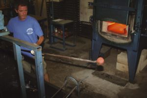 Fabrication des boules de pétanque La Boule Bleue Cuisson