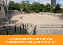 terrain de pétanque atypique