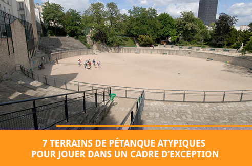 terrain de pétanque atypique