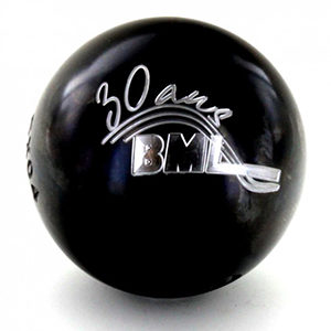 boule de pétanque personnalisée avec logo d'entreprise