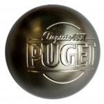 boule de pétanque à personnaliser avec gravure logo puget